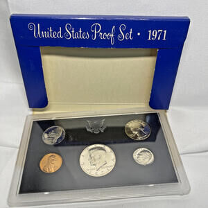 1971-S US Mint Proof Set 5 Coin Set OGP Original Government Packaging
